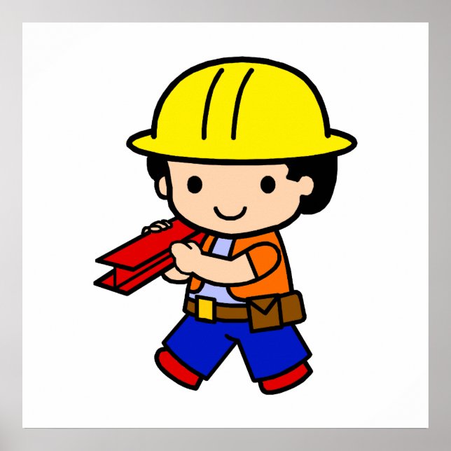 Construction Boy Poster (Front)