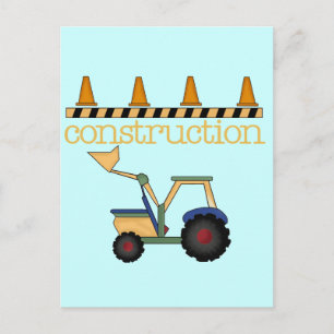 Construction Bucket Loader t-shirts and Gifts Postcard