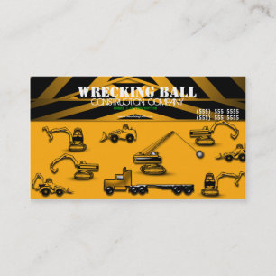 Construction Builder Business Card