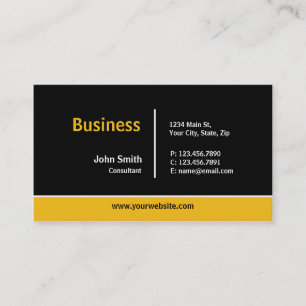 Construction Builder Contractor Mechanic Plain Business Card