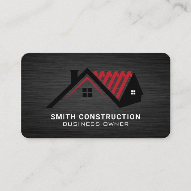 Construction | Builder | General Contractor Business Card (Front)