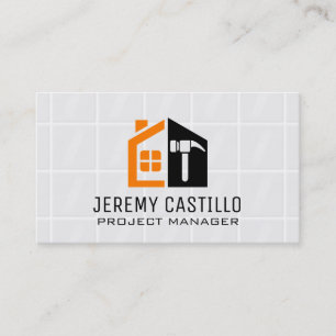 Construction Builder General Contractor Business Card