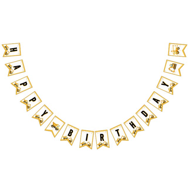 Construction Bunting Banner (All)