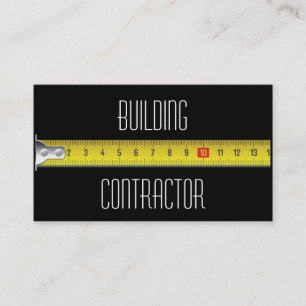 Construction business card