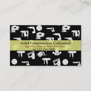 construction business card