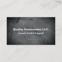 Construction Business Card