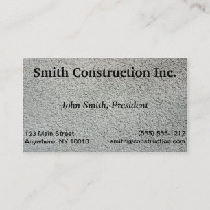 Construction Business card