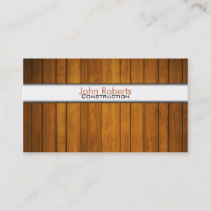 Construction business card
