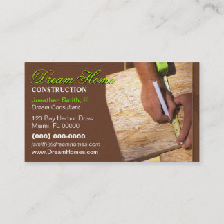 Construction Business Card