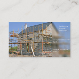 Construction business card