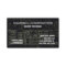 Construction business card Black