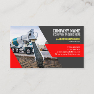Construction Business Card (Concretes)