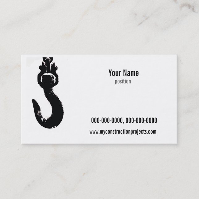 construction business card template (Front)