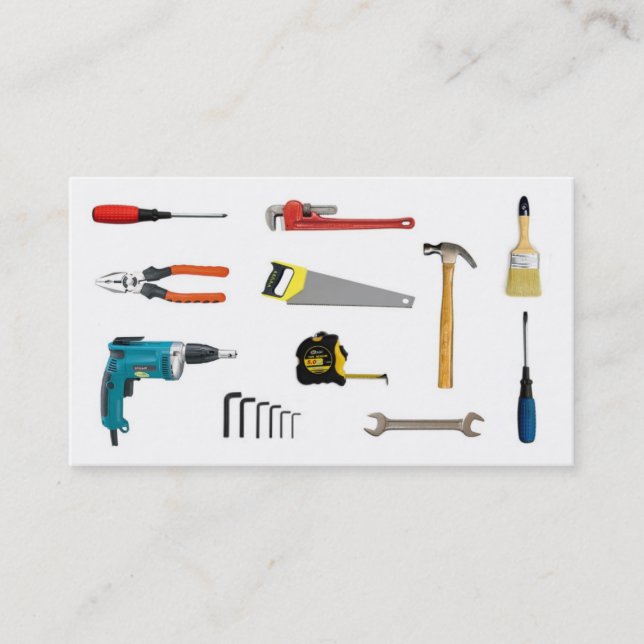 construction business cards (Front)