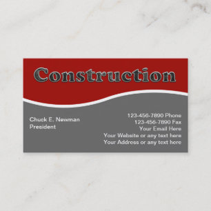 Construction Business Cards