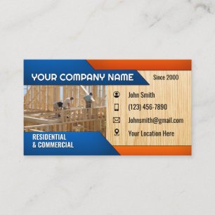 Construction Business Cards