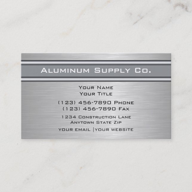 Construction Business Cards (Front)