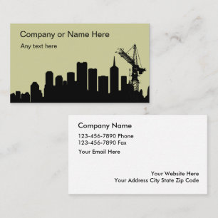 Construction Business Cards