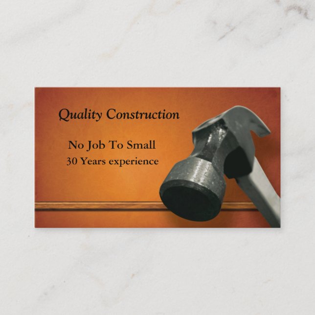 Construction Card (Front)