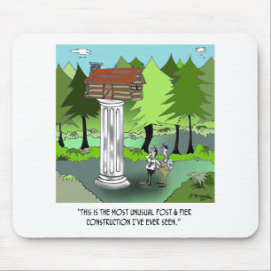 Construction Cartoon 6369 Mouse Mat