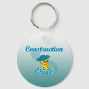 Construction Chick #3 Key Ring