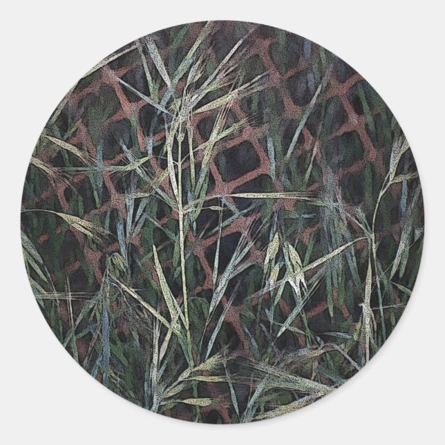 Construction Classic Round Sticker (Front)