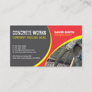 Construction Company Business Card