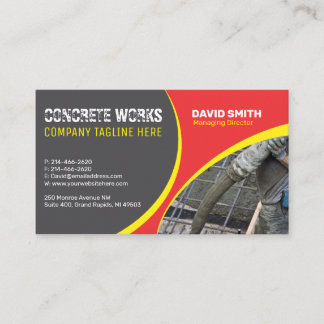 Construction Company Business Card