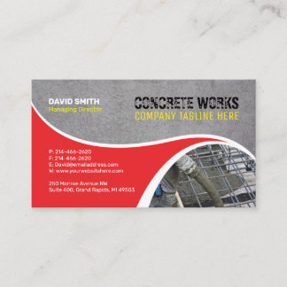 Construction Company Business Card
