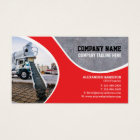 Construction company Business Card (Concrete)
