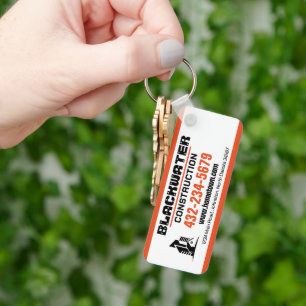 Construction Company Commercial and Residential Key Ring