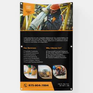 Construction Company Custom Banner