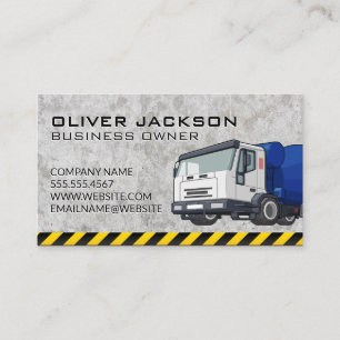 Construction   Concrete Mixer   Industrial Business Card