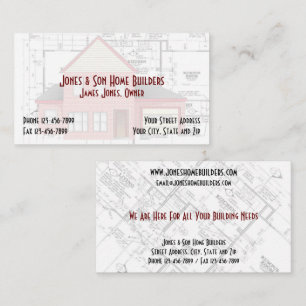 Construction Contactor Architect Business Card