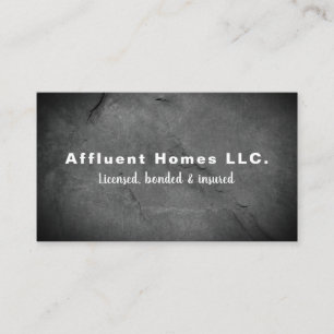 Construction   Contractor Business Card