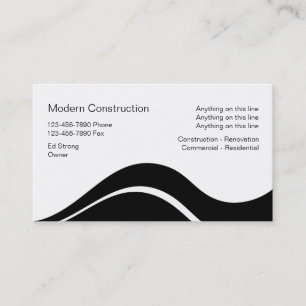 Construction Contractor Business Cards