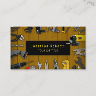 Construction | Contractor | Handy Man Business Card