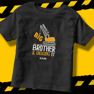 Construction Crane Big Brother Digging It v2 Toddler T-Shirt