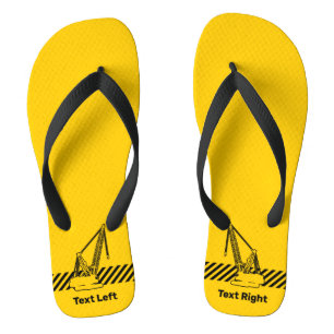 Construction Crane Flip Flops