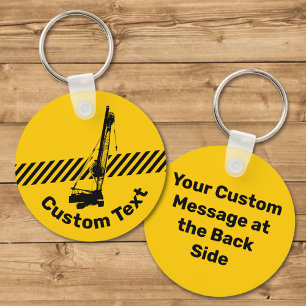 Construction Crane Keychain