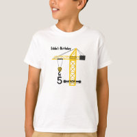 Construction Crane Kid's T-Shirt