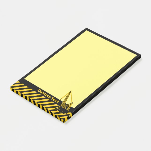 Construction Crane Post-it Notes (Angled)