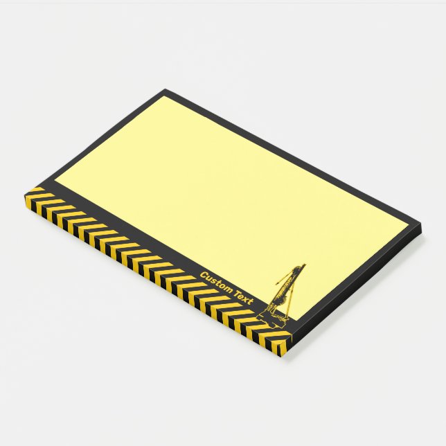 Construction Crane Post-it Notes (Angled)