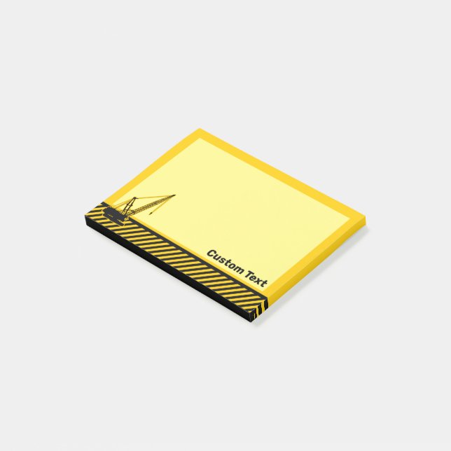 Construction Crane Post-it Notes (Angled)