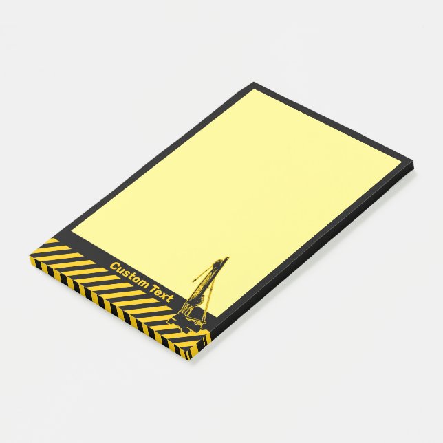 Construction Crane Post-it Notes (Angled)