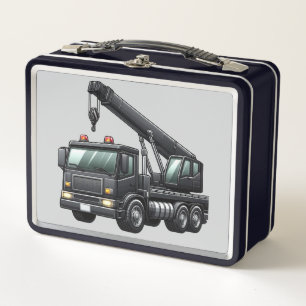 Construction/crane truck metal lunch box