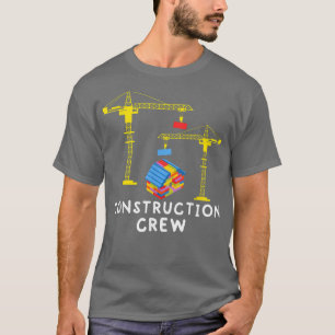Construction Crew Bricklayer Building Blocks Maste T-Shirt