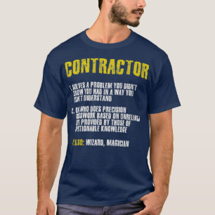 Construction Crew Funny Contractor Gift Premium T-Shirt