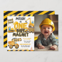 Construction, Dump Truck 1st Birthday