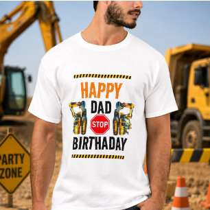 Construction Dump Truck 1st Birthday Party T-Shirt
